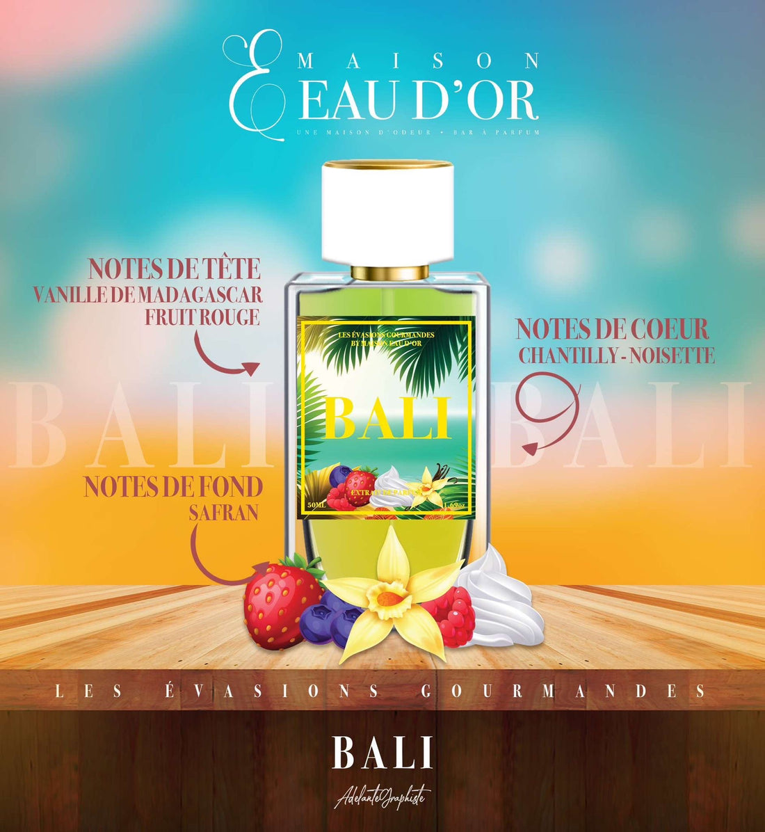 BALI - EAU D’OR - 50 mL