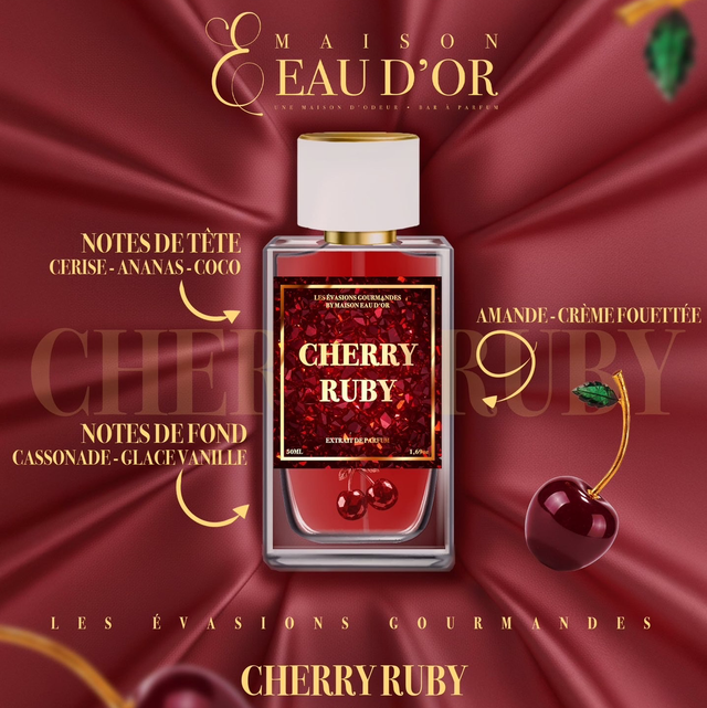 CHERRY RUBY - EAU D’OR - 50 mL