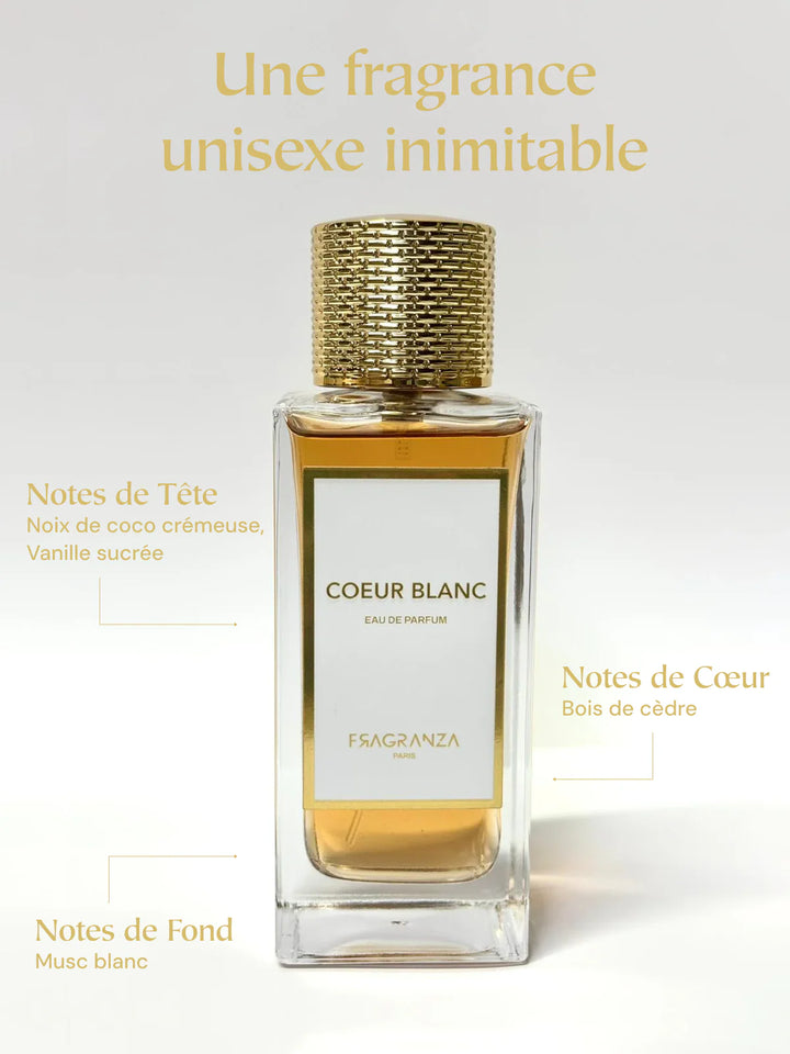 Cœur blanc - Fraganza - 100 mL