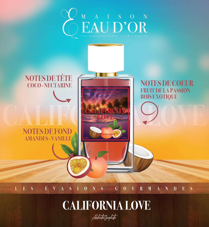 CALIFORNIA LOVE - EAU D’OR - 50 mL